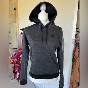Adidas gray and black women’s hoodie